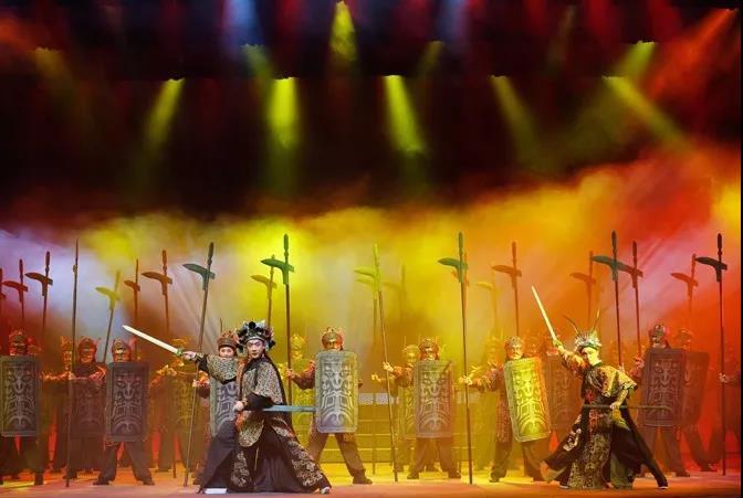 新编历史传奇剧剧目《九连墩》枣阳剧院惠民演出