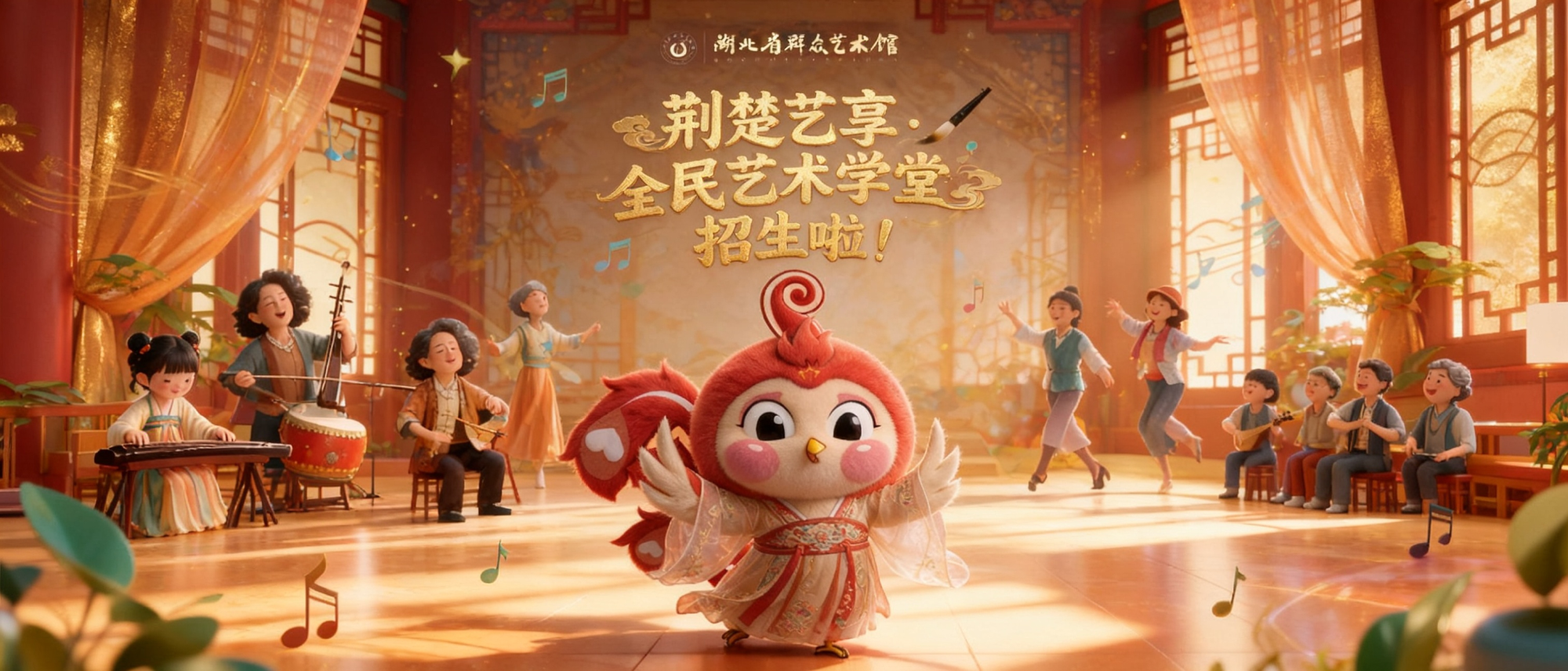 免费报名！湖北省群众艺术馆惠民品牌“荆楚艺享·全民艺术学堂”公益课程报名正式启动！