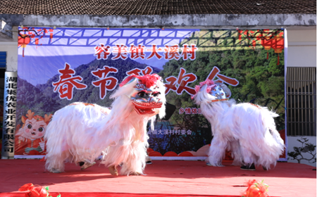 乡村春节联欢会
