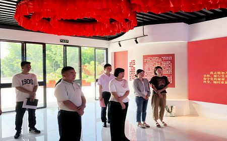 梁子湖区文化和旅游局到斗山寺红色教育基地开展支部主题党日活动