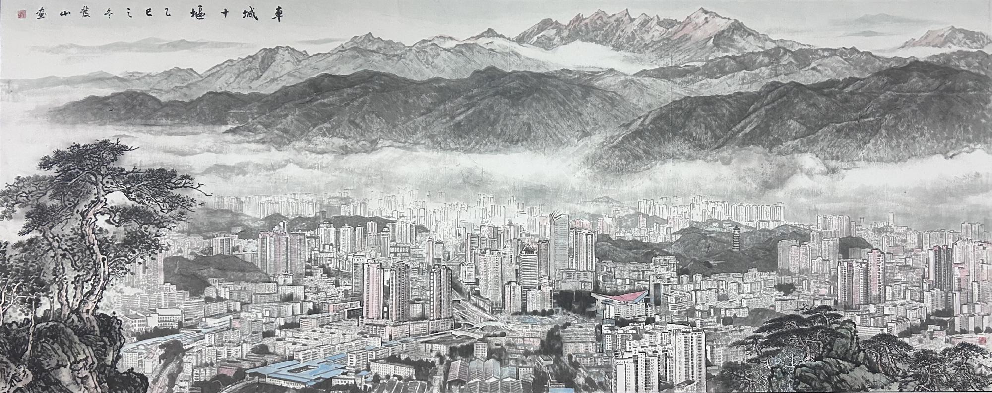 群星闪耀·艺传荣光|2026年“庆国庆”十堰群文美术书法篆刻作品线上联展——李发山作品