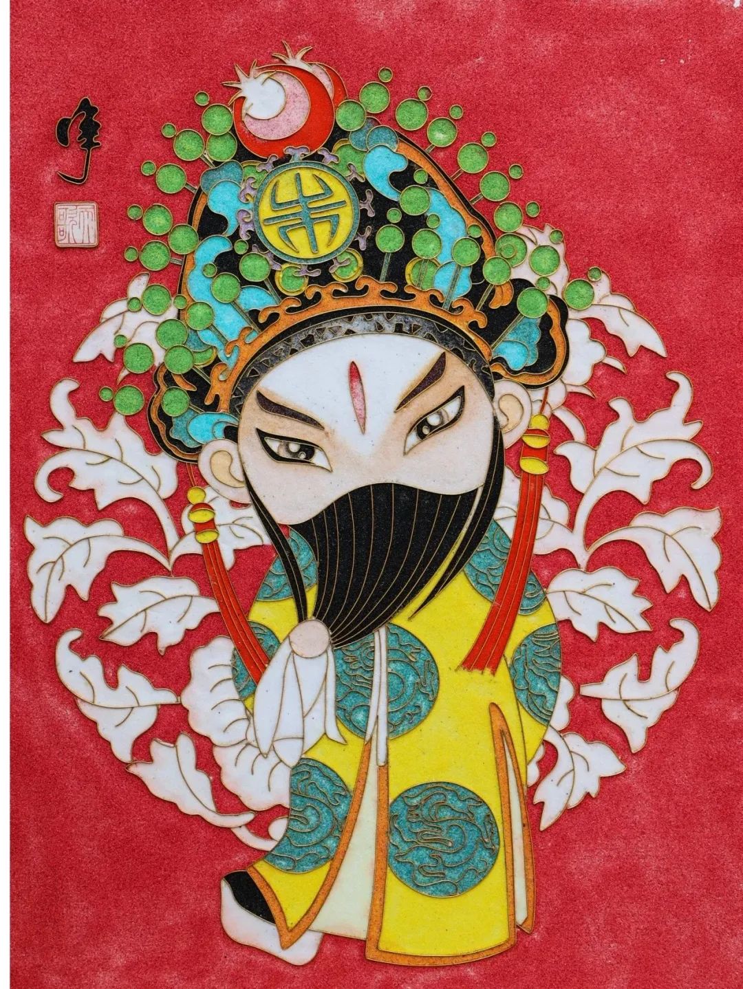 指尖上的色彩勾勒非遗少年研学体验活动⑦走近掐丝珐琅画制作技艺